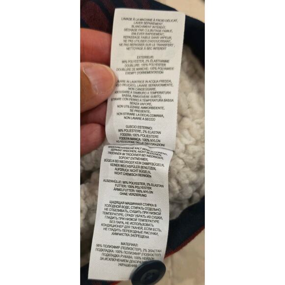 Mountain Hardwear Flannel Microfleece Shacket Jacket Men's XL Red Plaid Warm - Picture 7 of 9